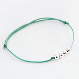 Armband balletjes nylon