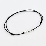 Armband balletjes nylon