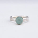Ring Aquamarijn Basic - Ringen - Zilver & Zoet