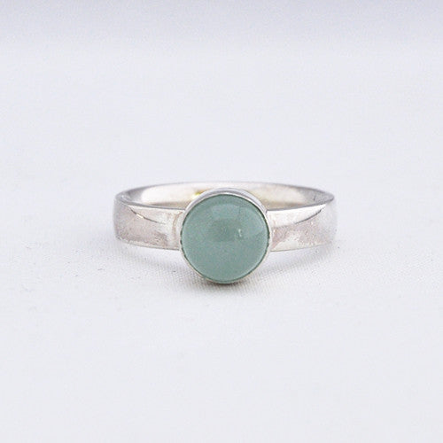 Ring Aquamarijn Basic - Ringen - Zilver & Zoet