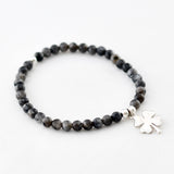 Armband labradoriet 4 mm