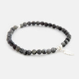 Armband labradoriet 4 mm