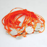 Armband tekst rondje nylon