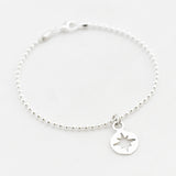 Armband bolletjes bedel