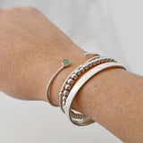 Armband cuff edelsteen