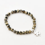 Armband dalmatiër jaspis 6 mm