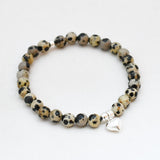 Armband dalmatiër jaspis 6 mm