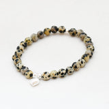 Armband dalmatiër jaspis 6 mm