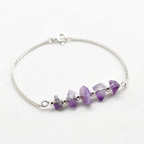 Armband edelsteen split bar