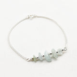 Armband edelsteen split bar