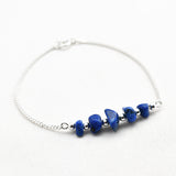 Armband edelsteen split bar