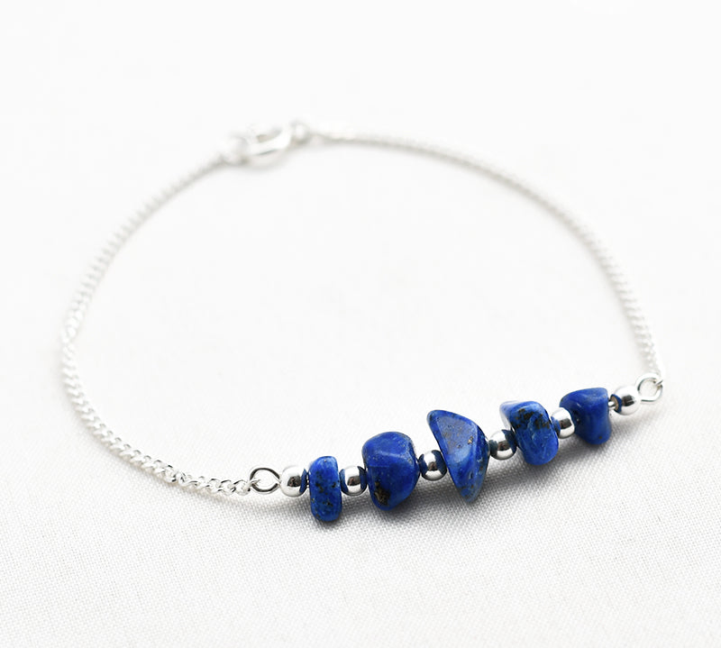 Armband edelsteen split bar