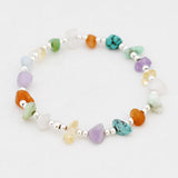 Armband edelsteen split kralen