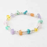 Armband edelsteen split kralen