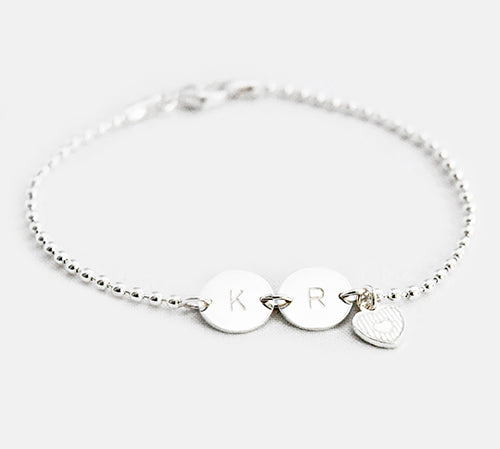 Armband letter dubbel