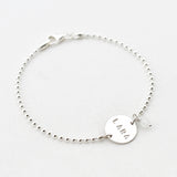 Armband Letter Rondje