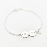 Armband letter dubbel