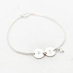 zirconia armband letter dubbel