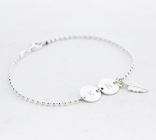 Armband letter dubbel