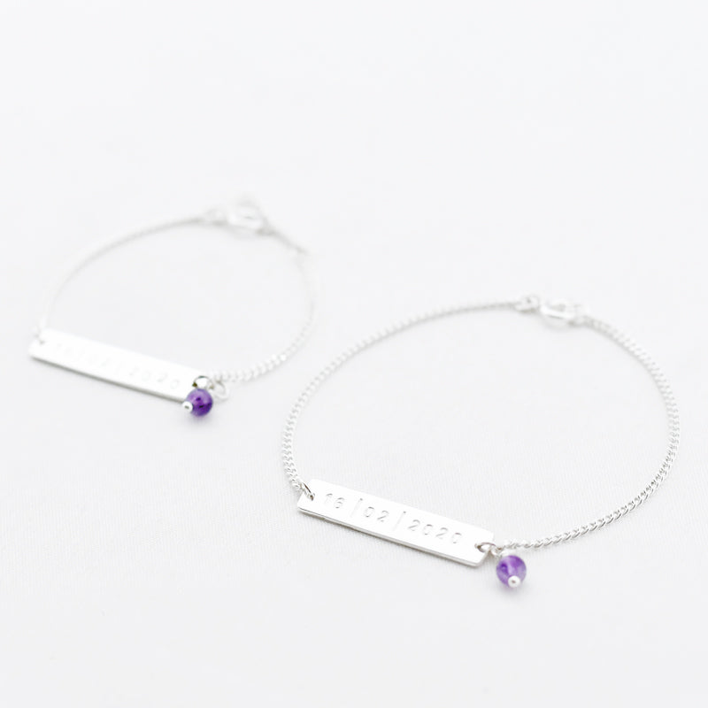 amethist armband tekst plaatje