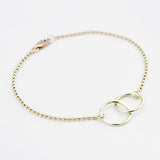 Armband twee cirkels