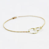 Armband twee cirkels