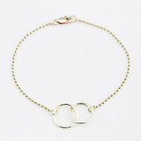 Armband twee cirkels