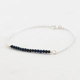 Armband 2 mm edelsteen kraaltjes