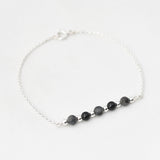 Armband edelsteen 4 x 4 mm