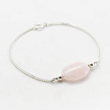 Armband edelsteen zilver