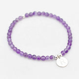 Armband amethist 4 mm