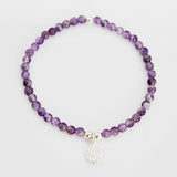 Armband amethist 4 mm