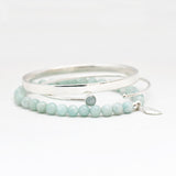 Armband cuff edelsteen