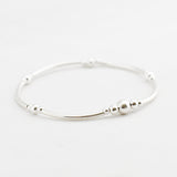 Armband kralen buis balletjes