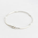 Armband kralen buis balletjes