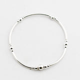 Armband kralen buis balletjes