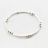 Armband kralen buis balletjes