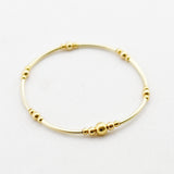 Armband kralen buis balletjes