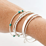 Armband kralen buis balletjes