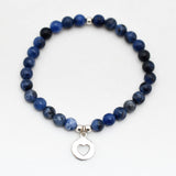 Armband sodaliet 6 mm