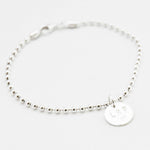 armband letter bedel bolletje drie letters hartje