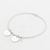 zirconia letter bedel armband