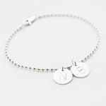 armband letter bedel bolletjes