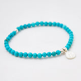 Armband turquoise 4 mm