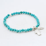 Armband turquoise 4 mm
