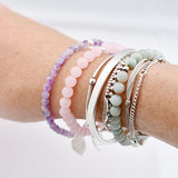 Armband amethist 4 mm