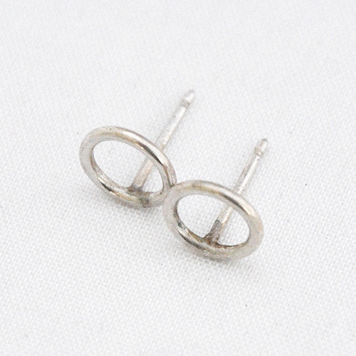 Oorbellen cirkel - Oorbellen - Zilver & Zoet