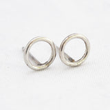 Oorbellen cirkel - Oorbellen - Zilver & Zoet