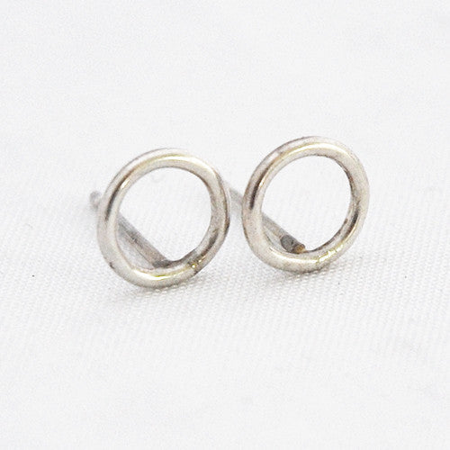 Oorbellen cirkel - Oorbellen - Zilver & Zoet