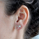 Oorbellen cirkel - Oorbellen - Zilver & Zoet